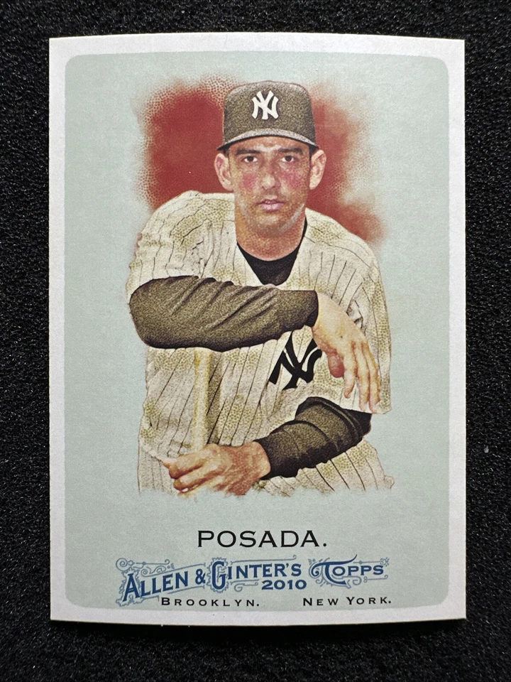 JORGE POSADA #143 2010 Topps Allen & Ginter's QTY New York Yankees - Image 1 of 2