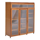 Hallway Shoe Cabinet Multi-Purpose Storage Cupboard With Clear Doors Organizer