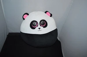 TY Squish-a-Boos Bambus Panda Bär Kissen Kissen Plüsch 10 Zoll I3 - Bild 1 von 3