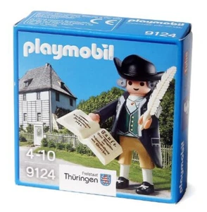 Playmobil Goethe Figure with Book 9124 New Collectors Promo German Writer - Picture 1 of 6