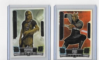 STAR WARS FORCE ATTAX SERIES 2  LIMITED  CARD BY TOPPS    CHOOSE - Image 1 of 4