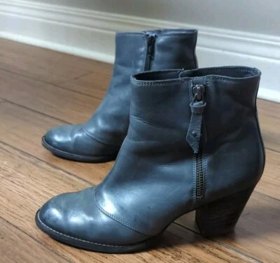 Botines PAUL GREEN Natick verde azulado oscuro de piel para niños para mujer talla 7 Reino Unido 9,5 EE. UU. Foto 1 de 4