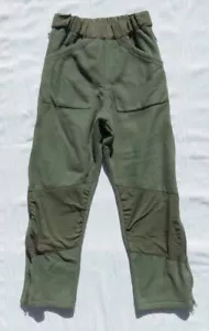 105 $ UNITED Envirowear grüne Polarfleece-Einlagen mit durchgehendem Seitenreißverschluss Hose USA S - Bild 1 von 5