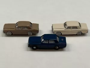 Lot of 3 Kato Passenger Luxury Sedan Cars Automobiles N-Scale Fast Shipping - Picture 1 of 6