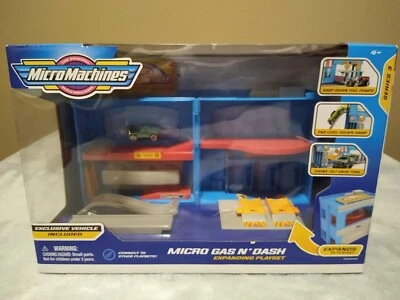 Micro Machines Micro Gas N’ Dash Expanding Playset With Exclusive Vehicle - Image 1 of 4