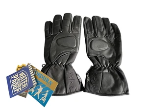 Guanti moto moto biker pelle/kevlar taglia M antipioggia scommesse - Foto 1 di 5