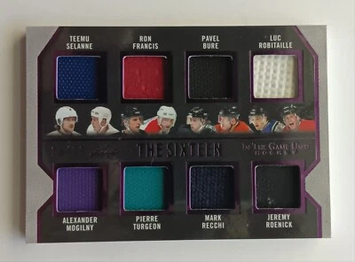 2023 Leaf ITG Used The Sixteen Bure / Selanne / Sundin / Neely /Francis /30 - Image 1 of 2