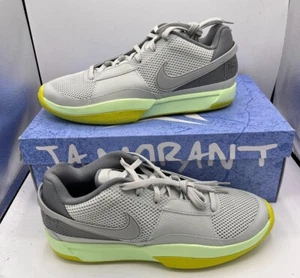Nike Ja 1 Hellsilber Herren Größe 8,5 Basketball Turnschuhe FQ4796 003 NEU Schuhe - Bild 1 von 5