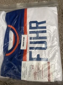 Grant Fuhr Edmonton Oilers Autographed Inscrib HOF Style Jersey XL JSA=Coa - Picture 1 of 2