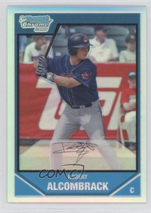2007 Bowman Chrome Prospects Refractor /500 Bobby Alcombrack Robert #BC4