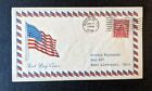 1929 American Flag Waterloo NY FDC 657 43 Cover to East Liverpool Ohio