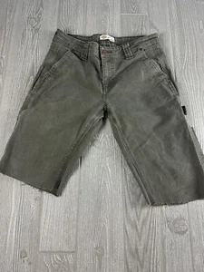 Dickies Womens Cut Off Shorts Brown Size 2 - Picture 1 of 11