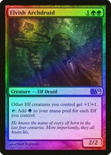 Elvish Archdruid FOIL Magic 2010 / M10 HEAVILY PLD Green Rare MTG CARD ABUGames