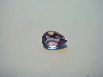 Amethyst Gemstone Pear Cut 8 mm x 6 mm 1 Carat Natural Gem  - Image 1 of 3