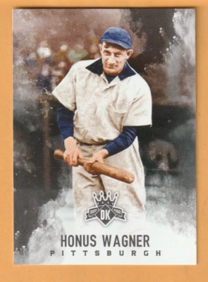 Honus Wagner Pittsburgh Pirates 2017 Diamond Kings #14 Salón de la fama Foto 1 de 2