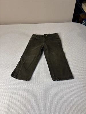 Genuine Kids from OSHKOSH Denim GREEN jeans With Adjustable waist  Boys/Girls 2T - Image 1 of 4
