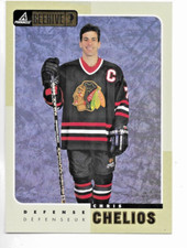 1997-98 Pinnacle BeeHive Chris Chelios #25 Jumbo 5 X 7" Card