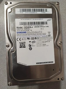 3.5" SATA HDD Samsung HD403LJ 400Gb, 7200RPM, 16 Mb - Picture 1 of 2