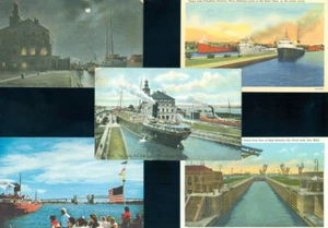 SAULT ST. MARIE, MI - 5 POSTALES - Imagen 1 de 1