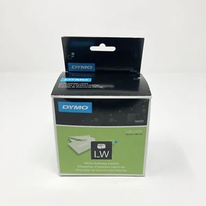 DYMO 30252 LW WHITE ADDRESS LABELS 1-1/8"x3-1/2", 350 LABELS PER ROLL (2 ROLLS) - Picture 1 of 5