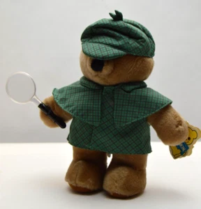 Dakin 31-5160 Holmes Bear Plush Vintage 1987 Original Tag Stuffed Animal Toy 9" - Picture 1 of 19