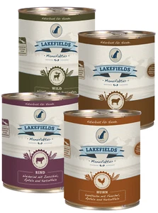 LAKEFIELDS MANUFAKTUR Probierset 4x 800g Sorten Mix - hoher Fleischanteil - Nass - Bild 1 von 1