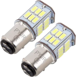 1157 Led Bulb White, Bay15D Led 12V 5W Bulb, Dc10-30V 6000K 800 Lm for Tail/Brak - Picture 1 of 12