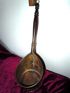 VINTAGE MESSING LÖFFEL SCHÖPFKELLE ALT KÜCHE KOCHUTENSILIEN DIP TOPF EIMER LÖFFEL - Bild 1 von 5