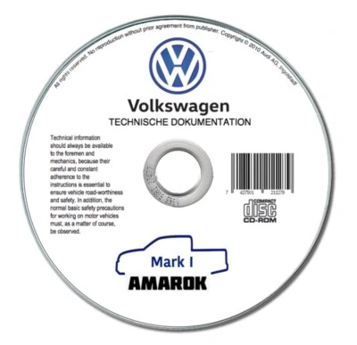 Volkswagen Amarok 2010-2016 Manual De Taller En Cd - Imagen 1 de 4