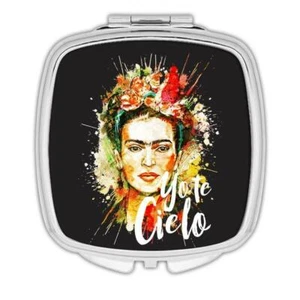 Gift Compact Mirror : Frida Kahlo Yo Te Cielo Decor Birthday Christmas - Picture 1 of 3