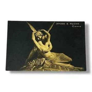 Postal Psique revivida por Cupidos beso Antonio Canova Louvre Museo Arte C833 - Imagen 1 de 2