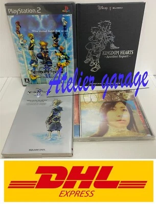 PS2 Limited Kingdom Hearts II 2 Final Mix+Post Card Book & Another Report+CD Set - Image 1 of 4