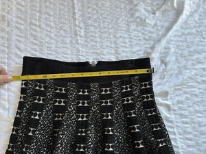MOTH Rock Damen Reißverschluss Viskose Mischung fließend schwarz Stretch ausgestellt BoHo M - Bild 1 von 8