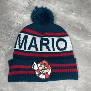 Super Mario Brothers Beanie Winter Hat Nintendo One Size Fits Most - Picture 1 of 8