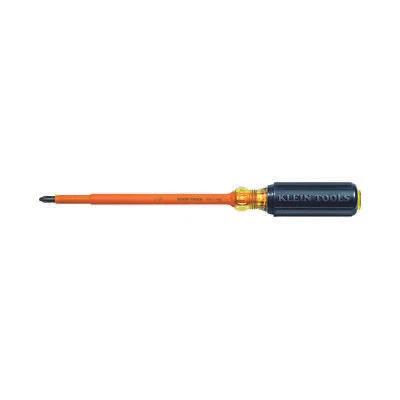 Klein Tools 6037INS Steel Insulated Screwdriver w/ 7" Shank and #2 Standard Tip - Image 1 of 2