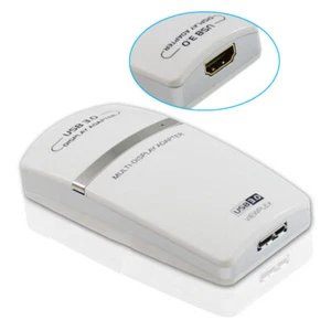 I02C USB 3.0 To HDMI Adapter 1080p Fullhd 2048 x 1152 for PC TV Beamer Monitor - Picture 1 of 11