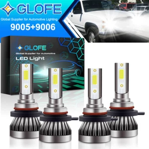 Kit de bombillas LED delanteras 6000K blanco haz alto/bajo para GMC C1500 1988-1999 - Imagen 1 de 8