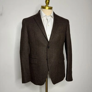 Ralph Lauren Men’s 40S Blazer Brown Herringbone Sport Coat Jacket - Picture 1 of 11