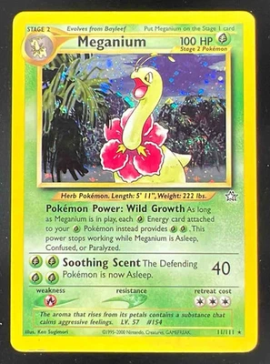 2000 Pokemon Neo Genesis #11/111 Meganium Holo - Image 1 of 2