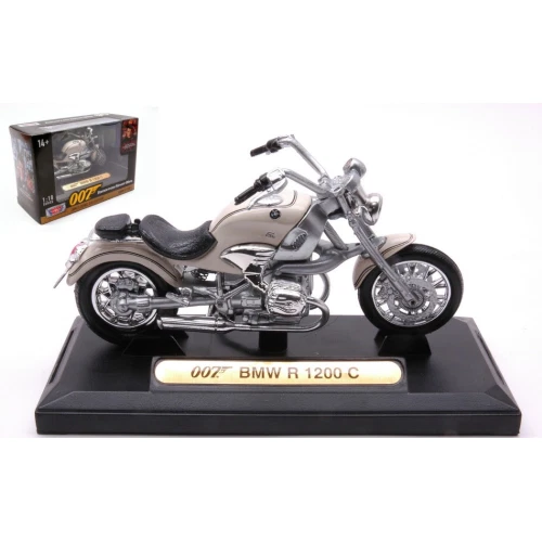 BMW R 1200C 1997 "007 TOMORROW NEVER DIES" 1 18 Motormax Movie Modellino Nuovo