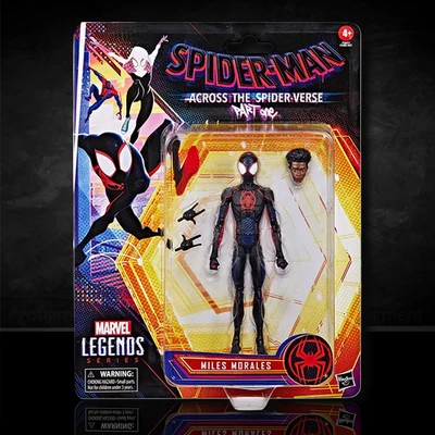 Figura de acción Spider-Man Across the Spiderverse parte One Miles Morales 6 pulgadas Foto 1 de 2