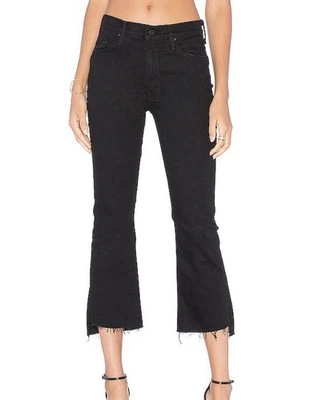 Women's Mother The Insider Crop Step Fray Denim Jeans Not Guilty Wash  Size 26 - Image 1 of 4