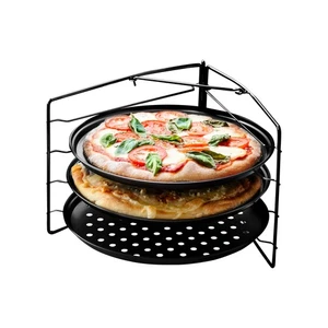 Pizzablech – Pizzablech Rund – Pizza Blech – 3er Set - Pizzaform - Pizza Back... - Bild 1 von 7