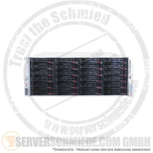 Supermicro JBOD Storage 19" 4U 45x 3,5" LFF SAS CSE-847E16-RJBOD1 2x 1400W PSU - Picture 1 of 6