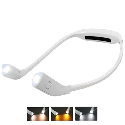 Hands-Free LED Light Xtralite Dimmable USB Rechargeable Reading Book Neck Light  - Image 1 of 4