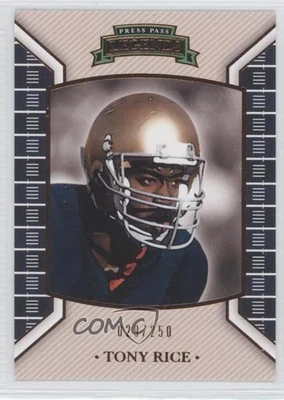 2011 Press Pass Legends Bronze /250 Tony Rice #74 - Image 1 of 2