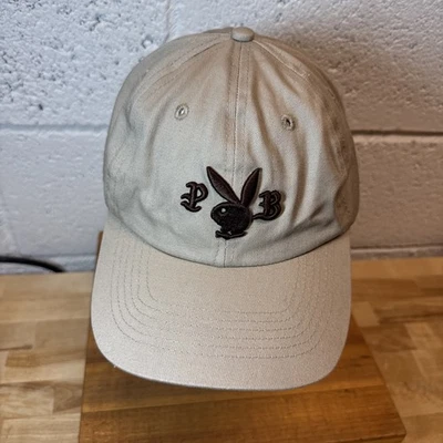 Pacsun Embroidered Playboy Tan Hat Cap - Image 1 of 4