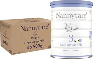 Nannycare Stage 3 Goat Milk Growing up Formula for 1-3 900 g (Pack of 6) - Picture 1 of 6