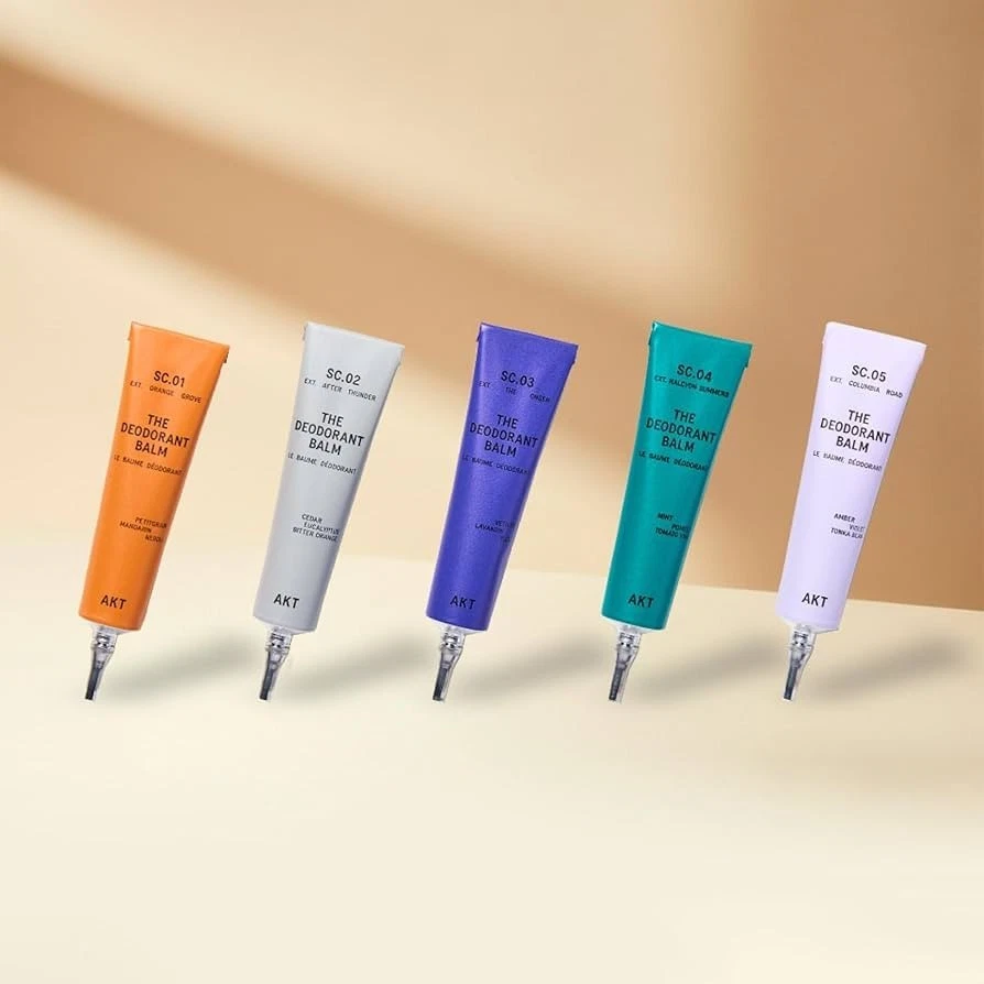 AKT Deodorant Balm SC.01/02/03/04/05 - 5ml Travel Set. New. - Image 1 of 1