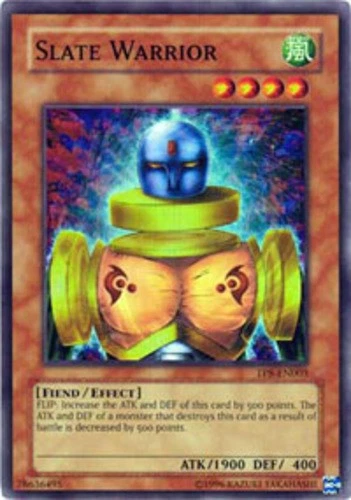 Yugioh! LP Slate Warrior - TP8-EN003 - Super Rare - Unlimited Edition Lightly Pl - Image 1 of 1